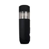 Gender X Message In A Bottle Rechargeable Thrusting Spinning Stroker with Suction Cup Base Black