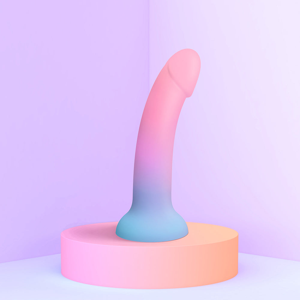 Love to Love Dildolls Utopia 7 in. Silicone Dildo Gradient Pastels