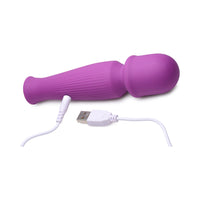 Curve Toys Gossip Rechargeable Silicone Wand Vibrator Violet