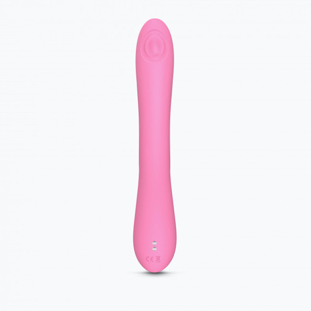 Love to Love Bunny & Clyde Rechargeable Tapping Rabbit Silicone Vibrator Pink Passion