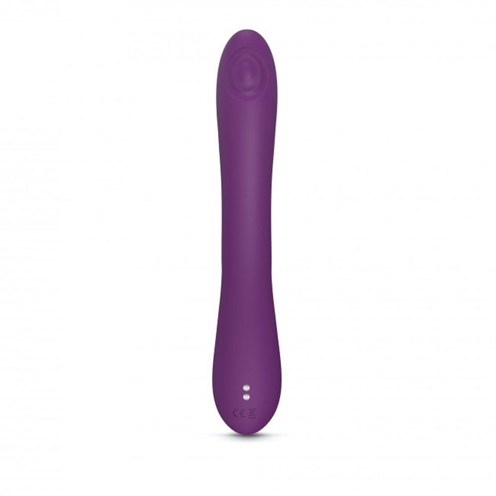 Love to Love Bunny & Clyde Rechargeable Tapping Rabbit Silicone Vibrator Purple Rain