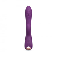 Love to Love Bunny & Clyde Rechargeable Tapping Rabbit Silicone Vibrator Purple Rain