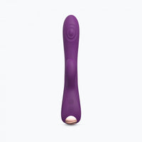 Love to Love Bunny & Clyde Rechargeable Tapping Rabbit Silicone Vibrator Purple Rain