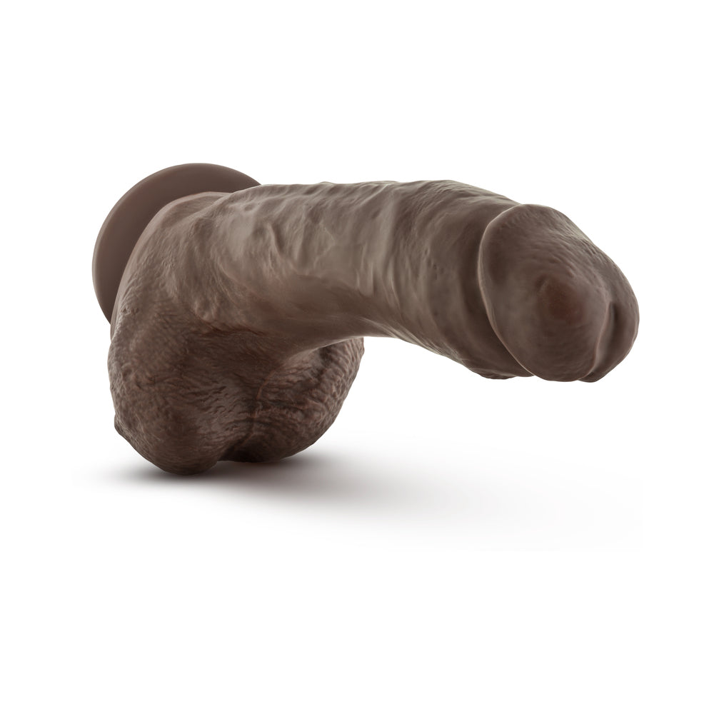 Blush Loverboy The Mechanic Realistic 9 in. Dildo with Balls & Suction Cup Brown