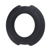 OptiMALE FlexiSteel Silicone, Metal Core Cock Ring 35 mm Black