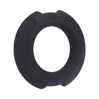 OptiMALE FlexiSteel Silicone, Metal Core Cock Ring 35 mm Black