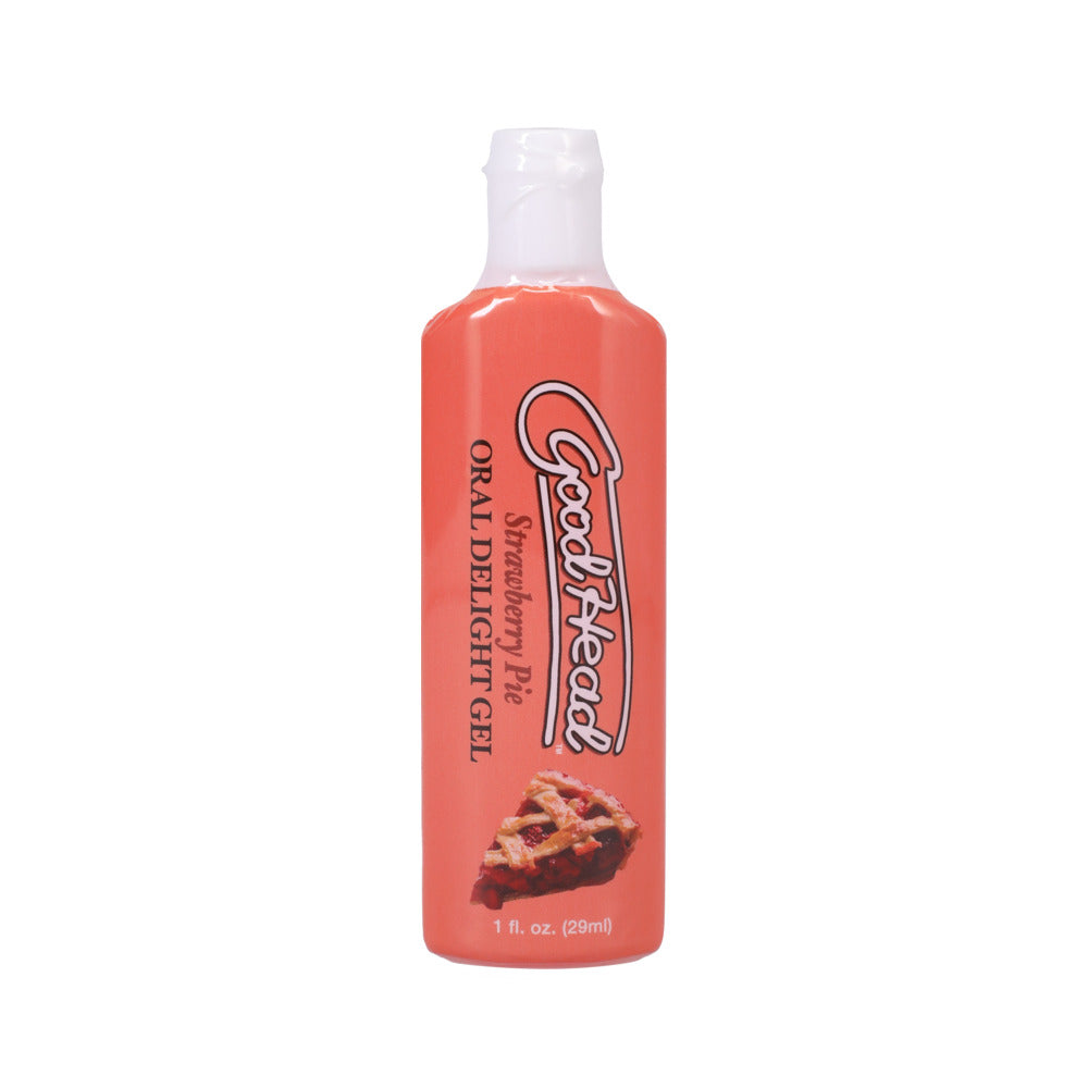 GoodHead Oral Delight Gel Dessert 5 Pack 1 oz. Orange Creamsicle, Salted Caramel, Strawberry Pie, Chocolate Fudge, Sugar Cookie (Vanilla)