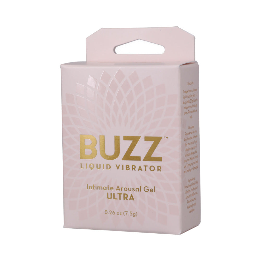 Buzz Ultra Liquid Vibrator Intimate Arousal Gel 0.26 oz.