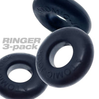 OxBalls Ringer Cockring 3-Pack Plus+Silicone Special Edition Night