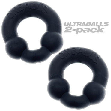 OxBalls Ultraballs 2-Pack Cockring Plus+Silicone Special Edition Night