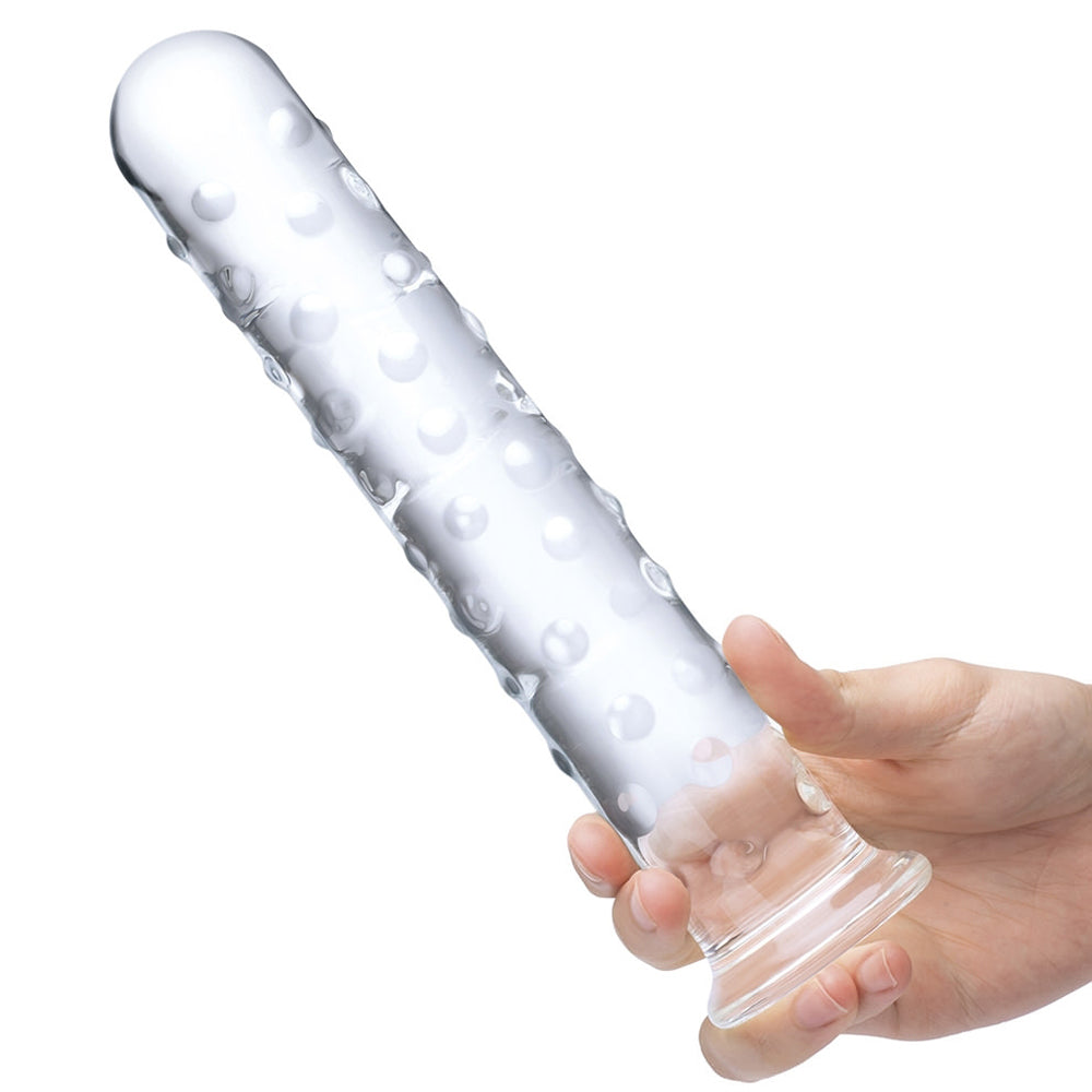 Glas 10 in. Extra Large Glass Dildo