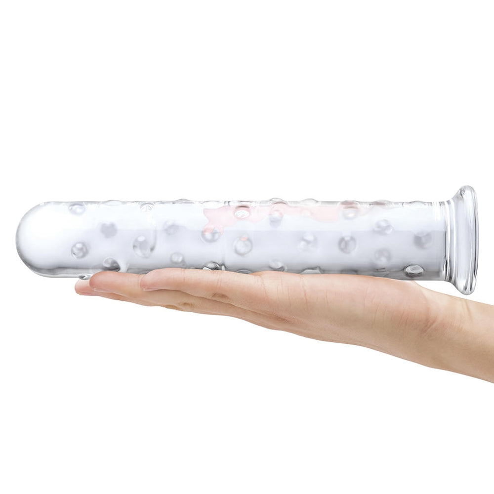 Glas 10 in. Extra Large Glass Dildo