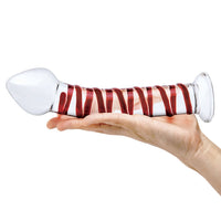 Glas 8 in. Mr. Swirly Glass Dildo