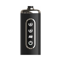 Pipedream Anal Fantasy Elite Collection Rechargeable Silicone Auto-Throb Inflatable Vibrating Plug Black