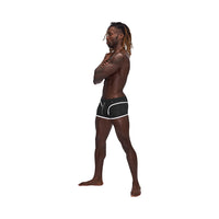 Male Power Sport Mesh Sport Mini Short Black M