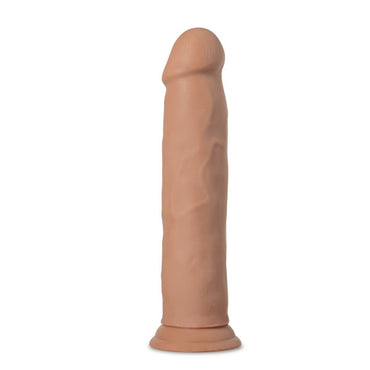 Blush Au Naturel Carlos 9 in. Posable Dual Density Dildo with Suction Cup Tan