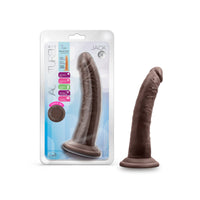 Blush Au Naturel Jack 7 in. Posable Dual Density Dildo with Suction Cup Brown