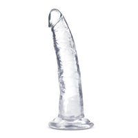 Blush B Yours Plus Lust n' Thrust 7 in. Dildo with Suction Cup Clear