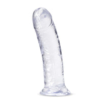 Blush B Yours Plus Roar n' Ride 8 in. Dildo with Suction Cup Clear