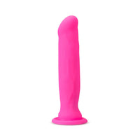 Blush Impressions Havana Rechargeable Remote-Controlled Silicone 8 in. Thumping Dildo with Suction Cup Pink