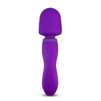 Blush Wellness Dual Sense Rechargeable Silicone Dual Ended G-Spot & Wand Vibrator Purple