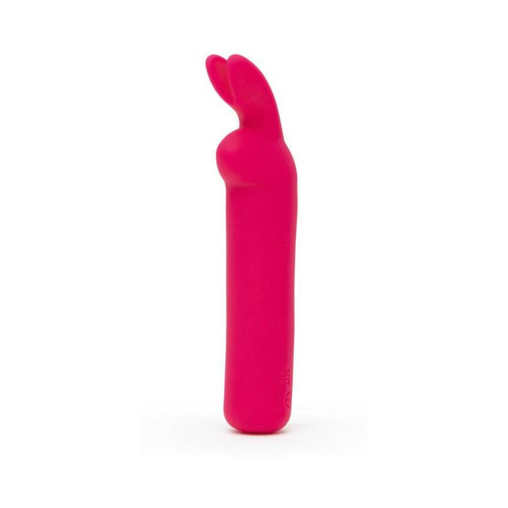 Happy Rabbit Rechargeable Silicone Bullet Vibrator With Ears Pink