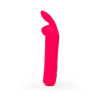 Happy Rabbit Rechargeable Silicone Bullet Vibrator With Ears Pink