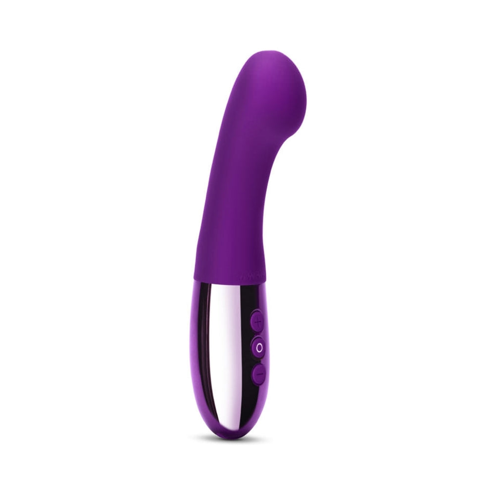 Le Wand Gee Rechargeable Silicone G-Spot Targeting Vibrator Dark Cherry