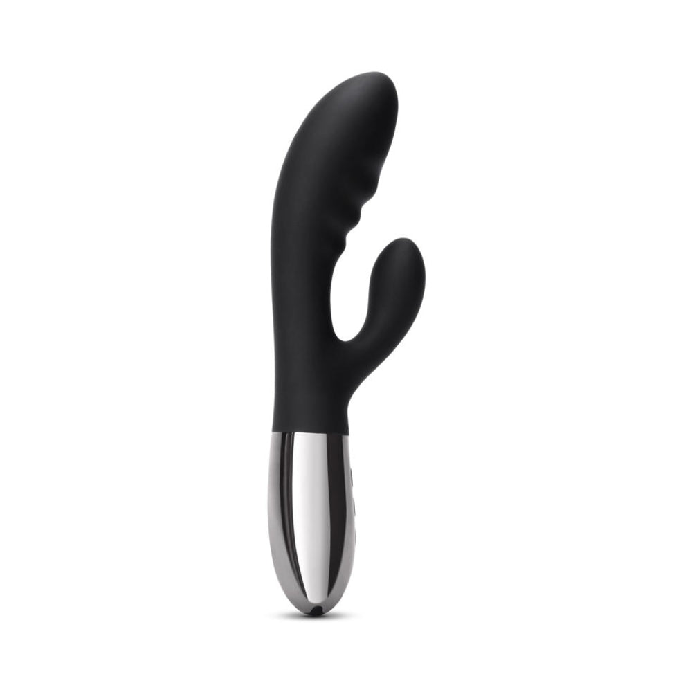 Le Wand Blend Rechargeable Double-Motor Silicone Rabbit Vibrator Black