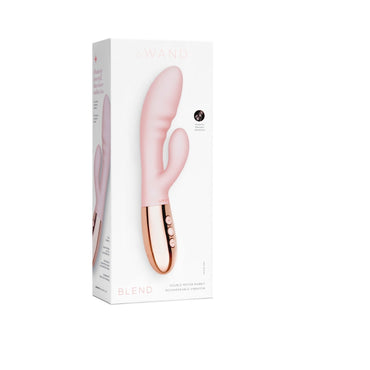 Le Wand Blend Rechargeable Double-Motor Silicone Rabbit Vibrator Rose Gold