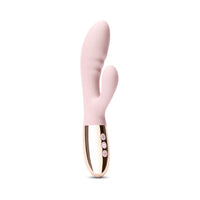 Le Wand Blend Rechargeable Double-Motor Silicone Rabbit Vibrator Rose Gold