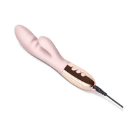 Le Wand Blend Rechargeable Double-Motor Silicone Rabbit Vibrator Rose Gold