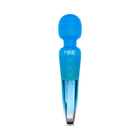 Nixie Rechargeable Wand Massager Blue Ombre Metallic