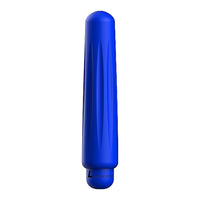 Luminous Delia 10-Speed Bullet Vibrator With Silicone Sleeve Royal Blue