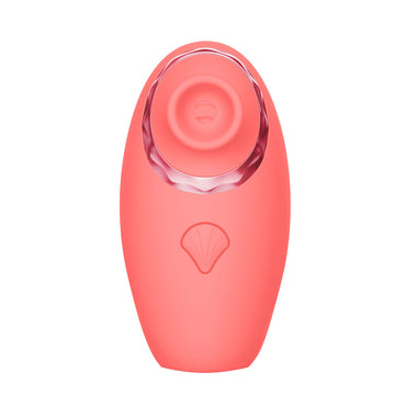 Luv Inc Tv11 Triple-Action Clitoral Vibrator Rechargeable Silicone 3-in-1 Stimulator Coral