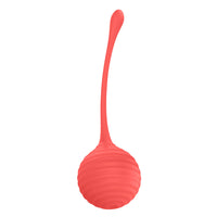 Luv Inc Kg88 Kegel Balls Ribbed Silicone 2-Piece Set Coral