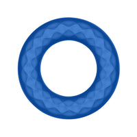 Forto F-15 Rechargeable Silicone Vibrating Cockring Blue