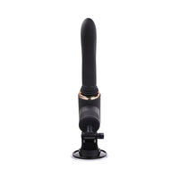 Evolved Too Hot To Handle Rechargeable Silicone Thrusting Sex Machine Black