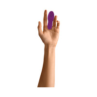 Evolved Sucker For You Rechargeable Silicone Suction Finger Vibrator Purple