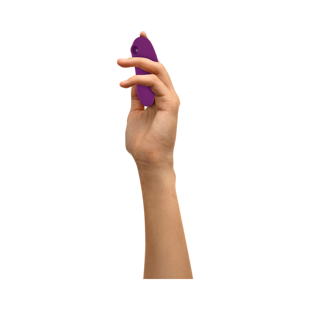 Evolved Sucker For You Rechargeable Silicone Suction Finger Vibrator Purple