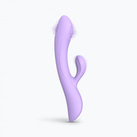 Love to Love Bunny & Clyde Rechargeable Tapping Rabbit Silicone Vibrator Viva Mauve