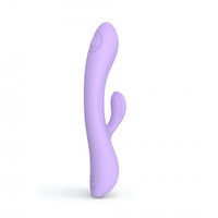 Love to Love Bunny & Clyde Rechargeable Tapping Rabbit Silicone Vibrator Viva Mauve