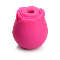 Curve Toys Gossip Cum Into Bloom Rechargeable Silicone Clitoral Stimulator Rose Crush Magenta