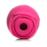 Curve Toys Gossip Cum Into Bloom Rechargeable Silicone Clitoral Stimulator Rose Crush Magenta