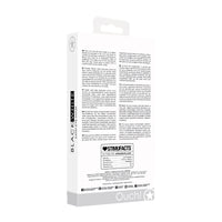 Ouch! Black & White Satin Eye Mask Blindfold Black
