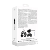 Ouch! Black & White Bed Bindings Restraint Kit Black