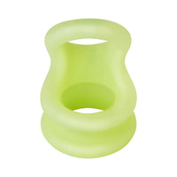 Forto F-20 Liquid Silicone Cockring & Ball Stretcher Small Glow