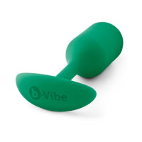 b-Vibe Snug Plug 2 Weighted Silicone Anal Plug Green