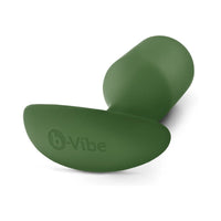 b-Vibe Snug Plug 4 Weighted Silicone Anal Plug Army