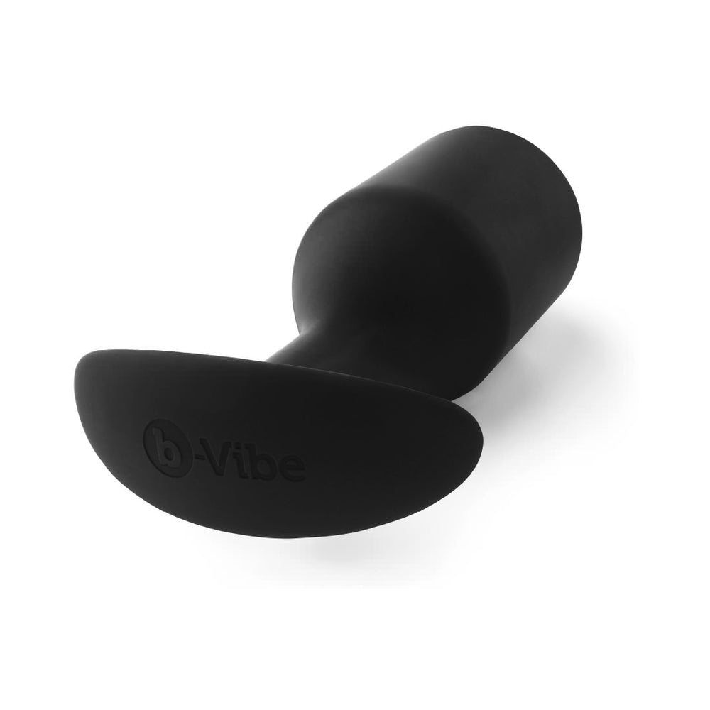 b-Vibe Snug Plug 7 Weighted Silicone Anal Plug Black